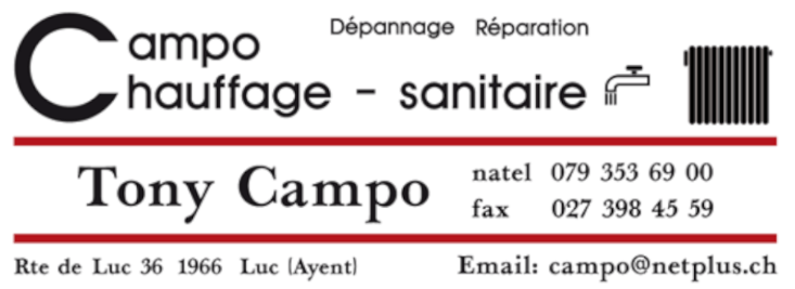 Logo de Campo Chauffage Sanitaire Sàrl