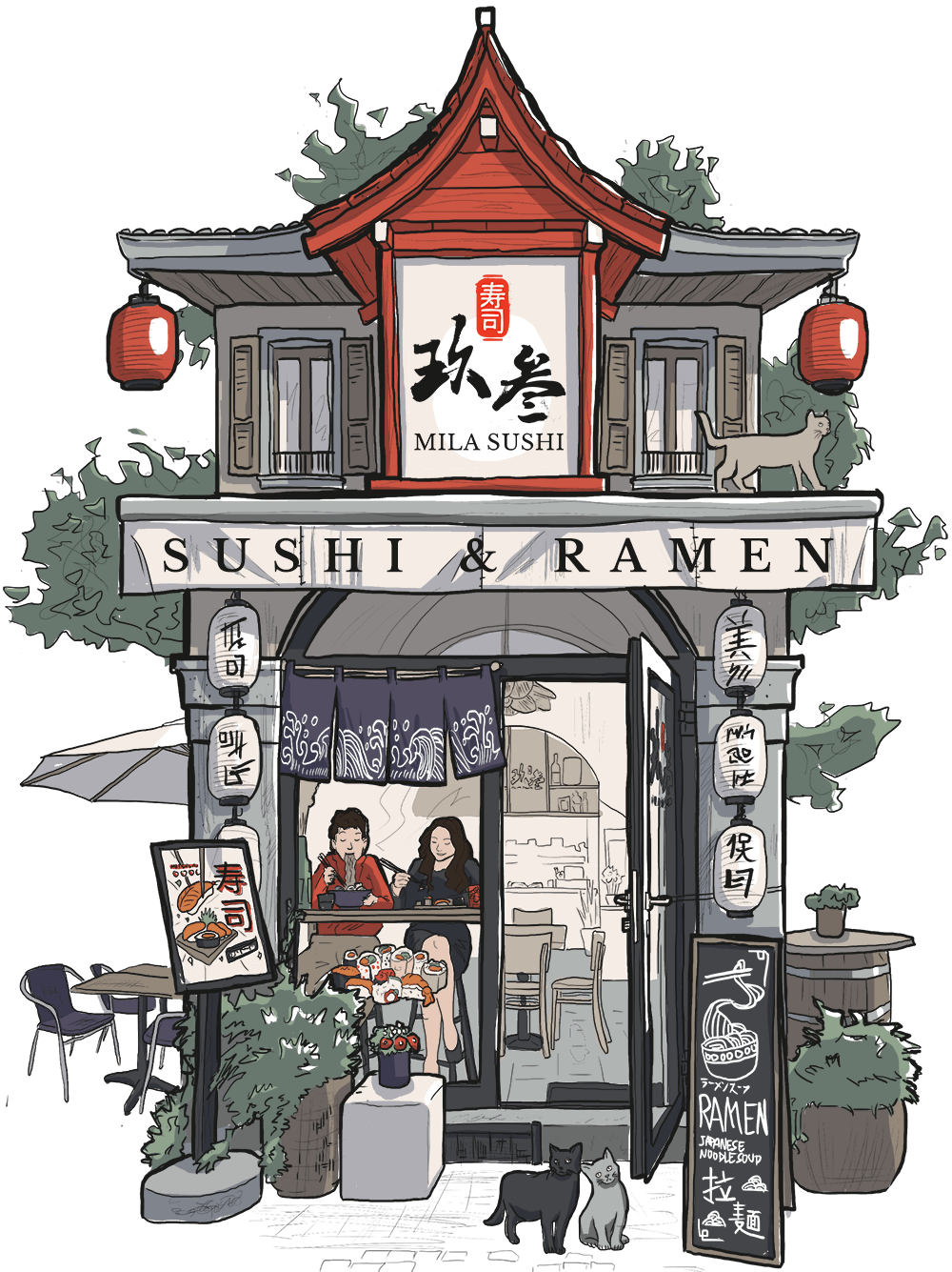 Logo de Mila Sushi