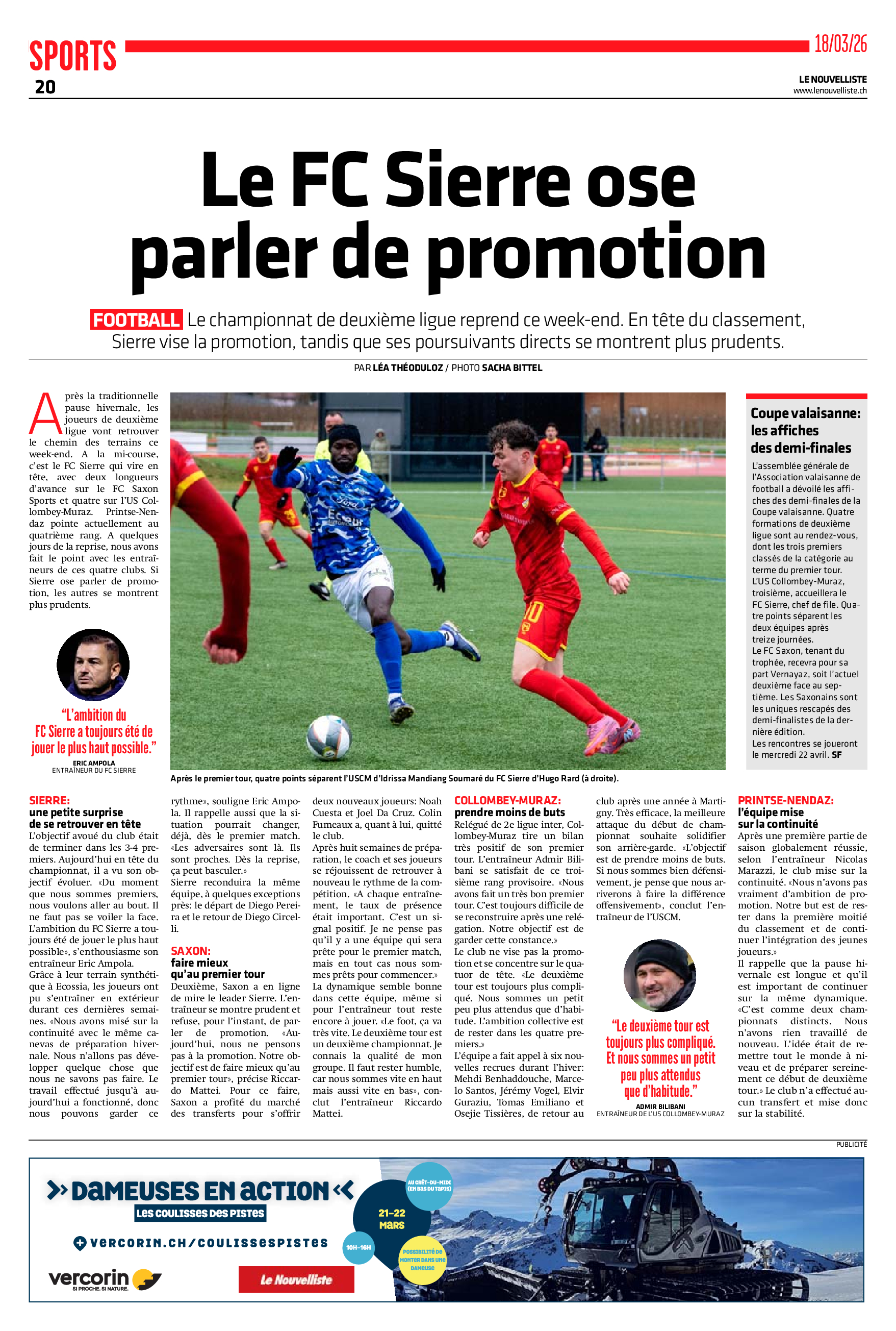 Article du Nouvelliste